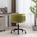 ZUN Zen Zone Velvet Leisure office chair, suitable for study and office, can adjust the height, can W117063169