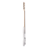 ZUN Exquisite Style Electric Bass Guitar White 03976483