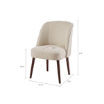 ZUN Bexley Rounded Back Dining Chair B03548537