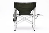 ZUN 2-piece Padded Folding Outdoor Chair with Side Table and Storage Pockets,Lightweight Oversized W24172220