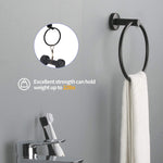 ZUN 6 件套不锈钢浴室毛巾架套装壁挂式 6 Piece Stainless Steel Bathroom Towel Rack Set Wall Mount 22987998