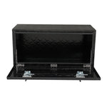 ZUN 36" Aluminum Under Body Toolbox 5 Bar Tread Black 00085240