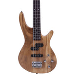 ZUN Exquisite Stylish IB Bass with Power Line and Wrench Tool Burlywood Color 51687820