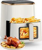 ZUN Air Fryer, VEWIOR 5.3Qt Airfyer with Viewing Window, 7 Custom Presets Large Air Fryer Oven with 14581503