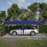 ZUN 10'x20' EZ Pop Up Canopy Outdoor Portable Party Folding Tent with 6 Removable Sidewalls Carry Bag W1212136045