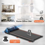 ZUN Walking Pad Under Desk Treadmill, LED Display and Remote Control Portable Treadmill for Home and W1362119975