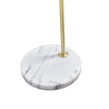 ZUN Arched Floor Lamp with Marble Base B03597670