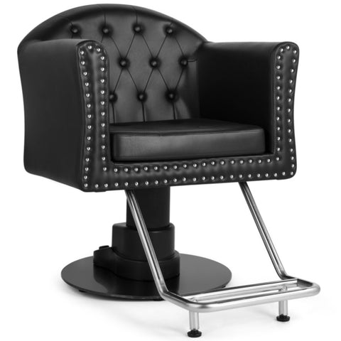 ZUN High-end All Purpose Electric Barber Chair Salon Spa Beauty Styling 360&deg; Black 44358461
