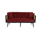 ZUN COOLMORE Velvet Sofa , Accent sofa .loveseat sofa with metal feet W395109189