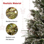 ZUN The best choice of pre -lighting pre -installed Yunshan artificial mixture PE/PVC Christmas tree, 00257312