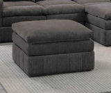ZUN Contemporary 1pc Ottoman Modular Chair Sectional Sofa Living Room Furniture Mink Morgan Fabric B011126766