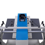 ZUN 16x24 pneumatic up sliding dual platen heat press machine with infrared positioning W1883113107