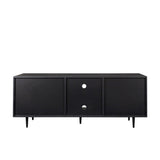 ZUN TV Stand Use in Living Room Furniture , high quality particle board,Black W33164259