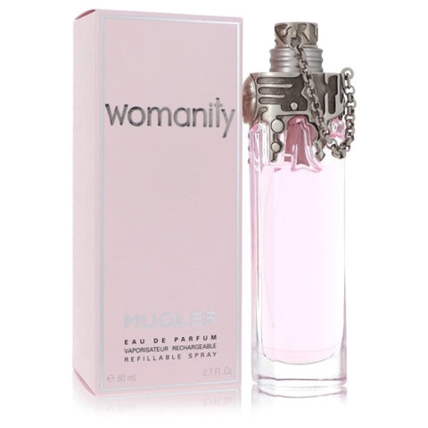 Womanity by Thierry Mugler Eau De Parfum Refillable Spray 2.7 oz for Women FX-467782