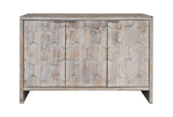 ZUN Accent Cabinet Farmhouse Style 3 Door Wooden Cabinet Sideboard Buffet Server Cabinet Storage W1435142948
