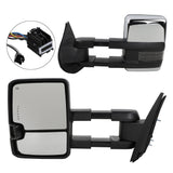ZUN Power Heated Chrome Towing Mirrors for 07-13 Chevy Tahoe LED Signal & Backup Lamp 99644375