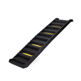 ZUN Folding Pet Ramp, Dog Ramp for Cars SUV, Vehicle Stairs Ladder with Nonslip Mats and Rubber Feet, W2181P145848
