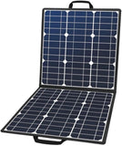 ZUN 50W 18V Solar Panel, Foldable Solar Charger with 5V USB 18V DC Output Compatible with W104156896