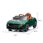 ZUN 12V Battery Powered Ride On Car for Kids, Licensed Bentley Bacalar, Remote Control Toy Vehicle with W2181P146462