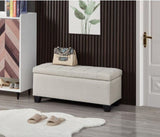 ZUN Upholstered storage rectangular bench for Entryway Bench,Bedroom end of Bed bench foot of the W2082130346
