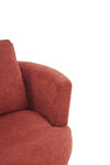 ZUN Swivel Barrel Comfy Round Accent Sofa Chair for Living Room, 360 Degree Swivel Barrel Club W1361123364