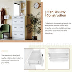 ZUN ON-TREND Multi-functional Shoe Cabinet with 3 Flip Drawers, Elegant Hall Tree with Mirror, WF314583AAK