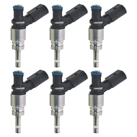 ZUN 6Cps Fuel injectors For Audi A6 S6 Avant 2005-2011 A8 S8 quattro 08-10 06E906036E 64492222