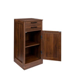 ZUN brown walnut color modular wine bar cabinet Buffet Cabinet with Hutch for Dining Room W1778133400