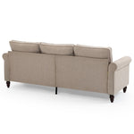 ZUN 70 inch 3 Seater Loveseat Sofa, Mid Century Modern Couches for Living Room, Button Tufted Sofa W1955121380