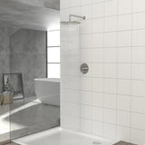 ZUN Shower Faucet Set,,Shower System with 10-Inch Rainfall Shower Head and Shower Valve, Brushed Nickel W1243136668