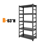 ZUN Adjustable Heavy Duty Metal Shelving - 5-Tier Storage Shelves, 2000LBS Load, Kitchen, Garage, Pantry W1831121743