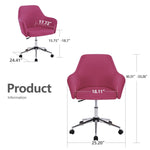 ZUN Vanbow.Home Office Chair , Swivel Adjustable Task Chair Executive Accent Chair with Soft Seat W152164693