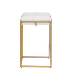 ZUN Square Cushion Chenille Fabric Barstool W2101128526