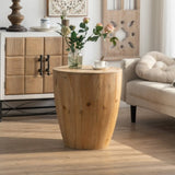 ZUN 21.06"Vintage Style Bucket Shaped Coffee Table for Office, Dining Room and Living Room W75770649