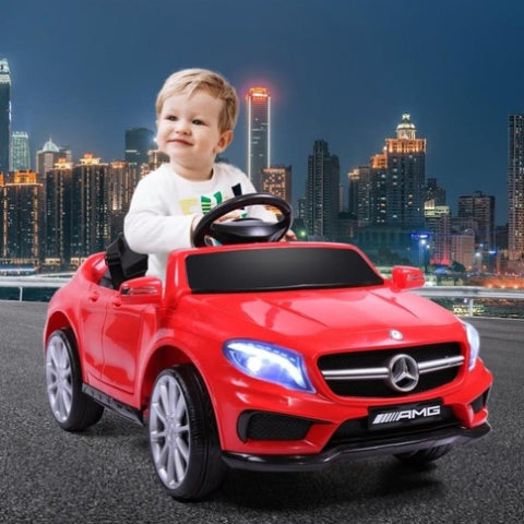 ZUN 6V Licensed Mercedes Benz AMG Electric Vehicle, Kid Ride on Car with Parental Remote Control ,MP3 W104162892