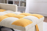 ZUN Convertible Sleeper Sofa Chair Bed, Adjustable Chair Pillow, Multi-Functional Sleeper Chair W1420110193