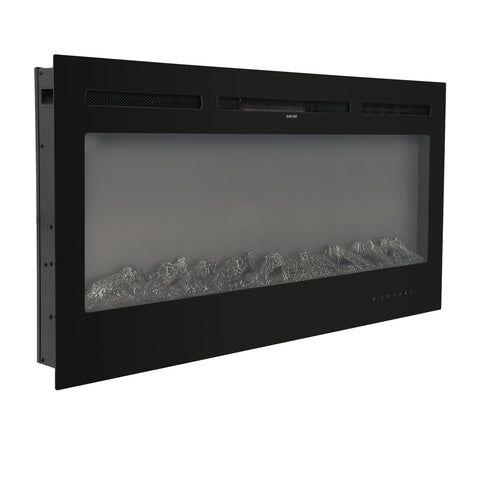 ZUN 120.00V 1500.00W 40in Sheet Metal Glass Embedded/Wall-Mounted/Temperature-Adjustable/Timing/With 41746640