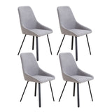 ZUN Dining Chairs set of 4, Side Chairs, Adjustable Kitchen Chairs Accent Chair Cushion W87647902