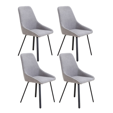 ZUN Dining Chairs set of 4, Side Chairs, Adjustable Kitchen Chairs Accent Chair Cushion W87647902