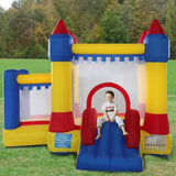 ZUN Inflatable Bounce House, Kid Jump and Slide Castle Bouncer with Trampoline, Mesh Wall and Shooting W2181P145238