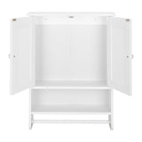 ZUN （65 x 48.7 x 14.6cm） Wall Hanging Cabinet with Two Doors Wall Washer Storage Cabinet 45404766