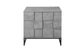 ZUN 2 Door Cabinet,for bedroom,cement grey,for living room,bed room W68849642