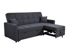 ZUN 83" Oversized Upholstered Sofa Bed W/Pull Out Couch Bed & Adjustable Backrest,3 Seaters Sofa & Couch W1417131917