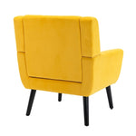 ZUN Modern Soft Velvet Material Ergonomics Accent Chair Living Room Chair Bedroom Chair Home Chair With W67634086