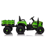 ZUN Ride on Tractor with Trailer,12V Battery Powered Electric Tractor Toy w/Remote Control,electric car W1396124964