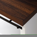 ZUN Living Room Wooden White Storage Cabinet with Barn Door 31.5 x 15.35 x 32 inch 46060887