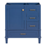 ZUN [Cabinet only] 30" Bathroom Vanity Blue WF307081AAL