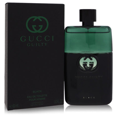 Gucci Guilty Black by Gucci Eau De Toilette Spray 3 oz for Men FX-499598