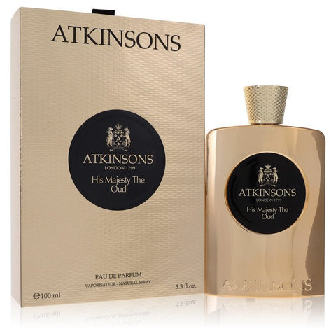 His Majesty The Oud by Atkinsons Eau De Parfum Spray 3.3 oz for Men FX-535850