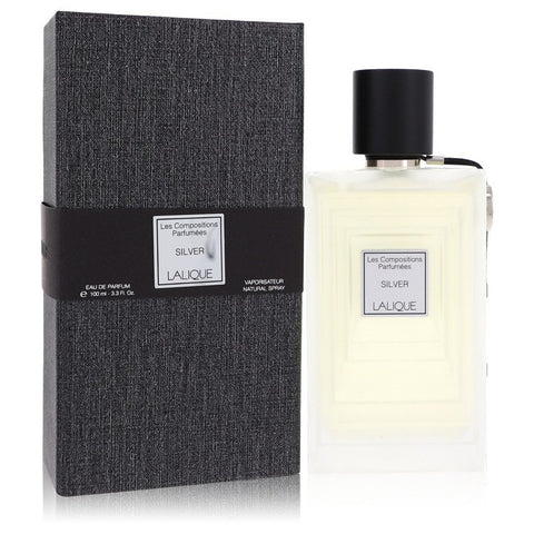 Les Compositions Parfumees Silver by Lalique Eau De Parfum Spray 3.3 oz for Women FX-518713